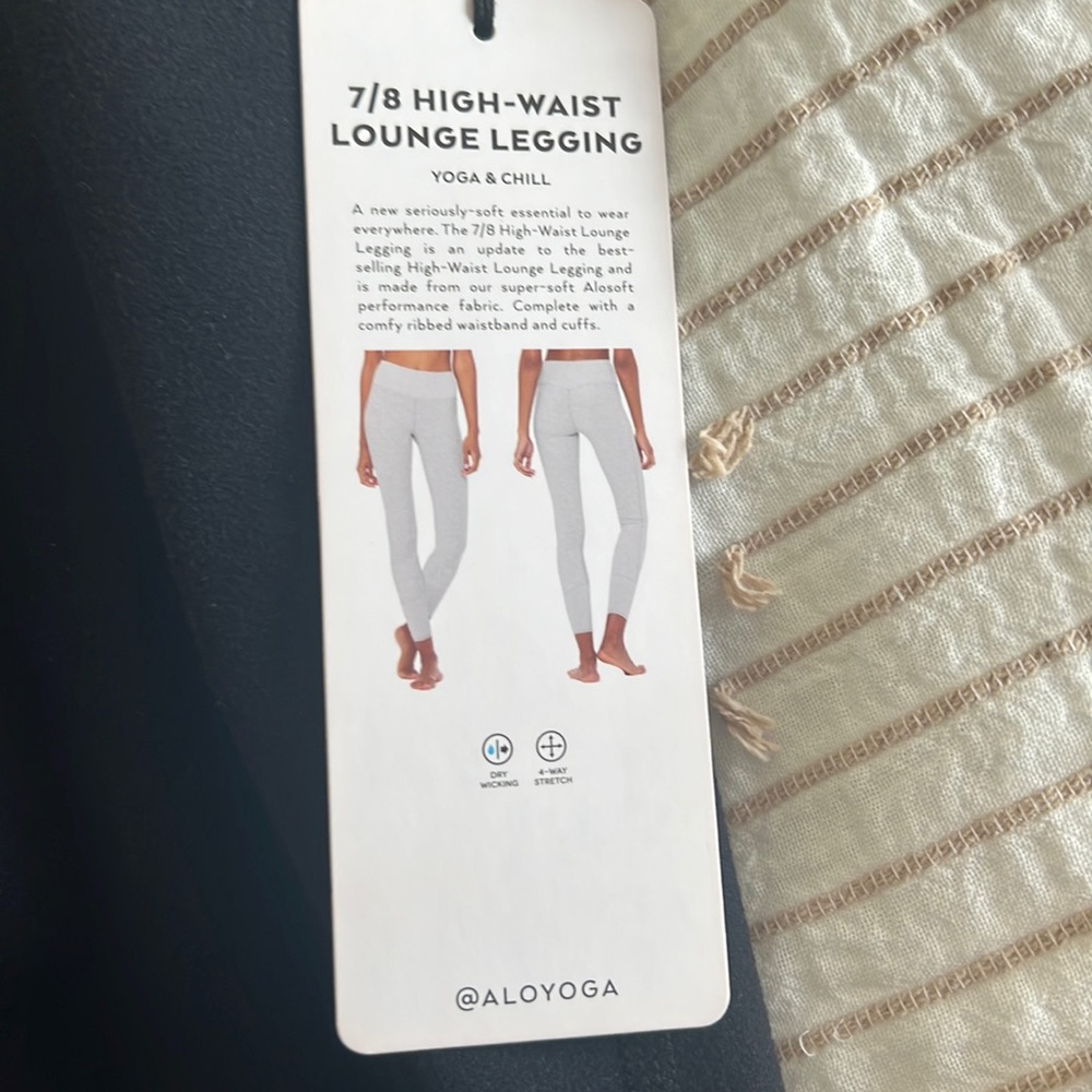 Alo Yoga 7/8 High-Waist Lounge Legging Small